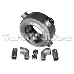 Vacutrux 3" Heated Collar - Female NPT x Female NPT