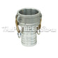 Part C 3" Domestic Camlock Fitting - Dixon/Bayco (Female Camlock x Hose Shank) - Aluminum