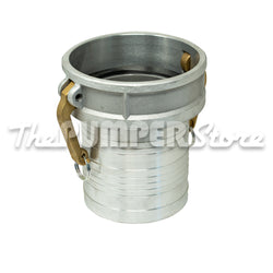 Part C 6" Domestic Camlock Fitting - Dixon/Bayco (Female Camlock x Hose Shank) - Aluminum