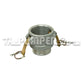 Part B 2" Global Camlock Fitting - Dixon/Bayco (Female Camlock x Male NPT) - Aluminum