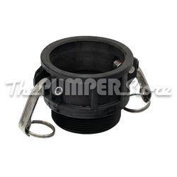 Part B 3" Glass-Filled Polypropylene Camlock Fitting - Dixon (Female Camlock x Male NPT)