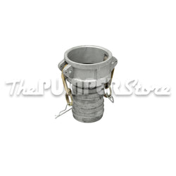 Part C 3" Global Camlock Fitting - Dixon/Bayco (Female Camlock x Hose Shank) - Aluminum