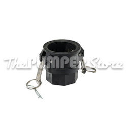 Part D 2" Glass-Filled Polypropylene Camlock Fitting - Dixon (Female Camlock x Female NPT)