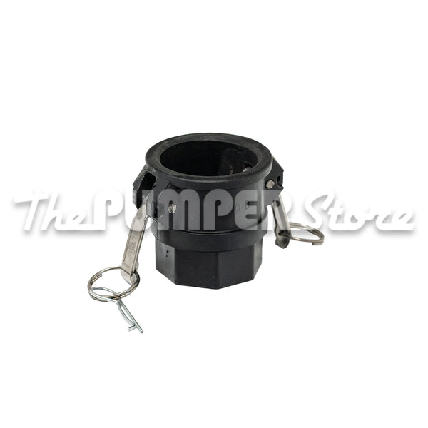 Part D 2" Glass-Filled Polypropylene Camlock Fitting - Dixon (Female Camlock x Female NPT)