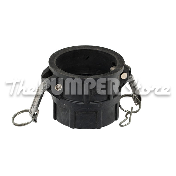 Part D 3" Glass-Filled Polypropylene Camlock Fitting - Dixon (Female Camlock x Female NPT)