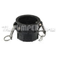Part D 3" Glass-Filled Polypropylene Camlock Fitting - Dixon (Female Camlock x Female NPT)