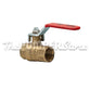 RIV Brand NPT x NPT Ball Valve 0.5" - Brass