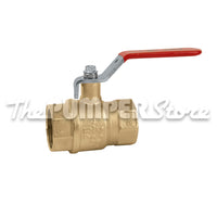RIV Brand 1 Inch Brass Ball Valve NPT x NPT L Handle
