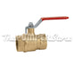 RIV Brand NPT x NPT Ball Valve 1" - Brass